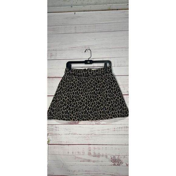 B.P. Collection Cheetah Mini Skater Skirt Medium - Picture 1 of 3